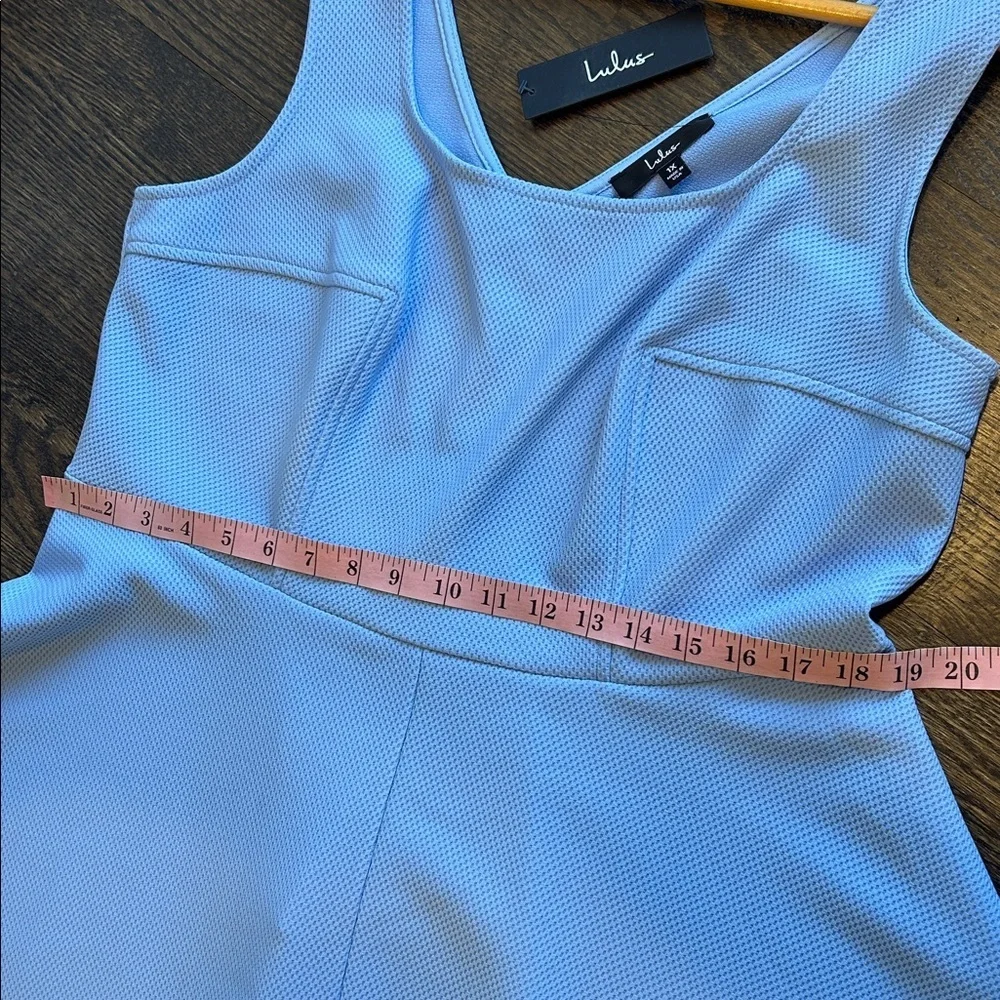 Lulus Home‎ Before Daylight Periwinkle Blue Sleeveless Skater Dress Sz 1X